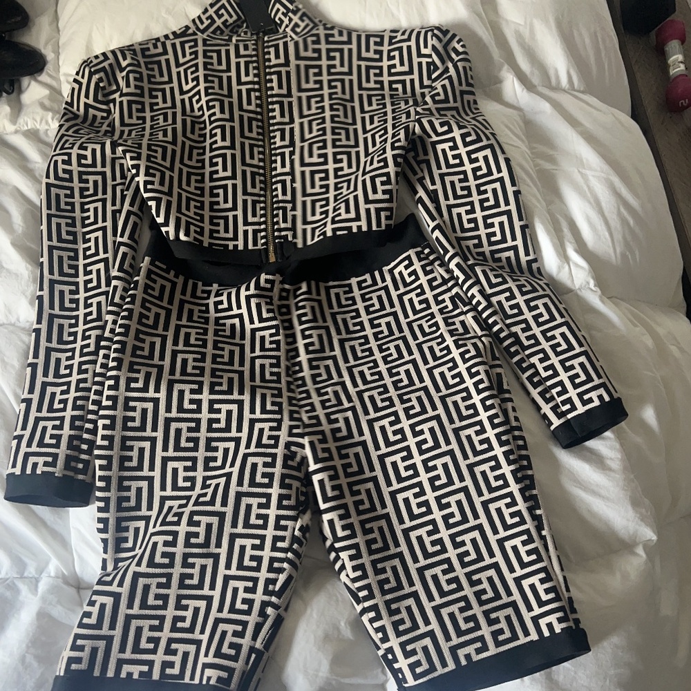 Monogram Short Set